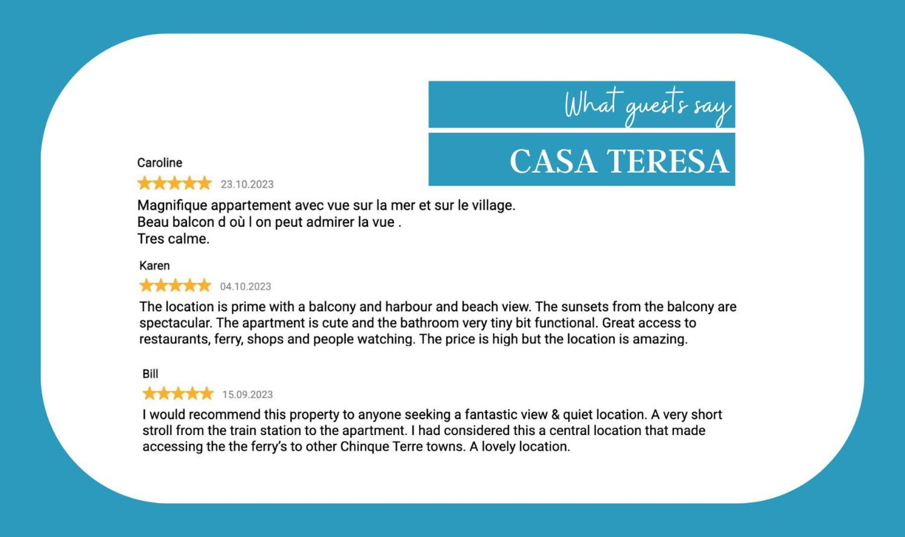 Casa Teresa With Ac And Balcony Apartment Vernazza Ngoại thất bức ảnh